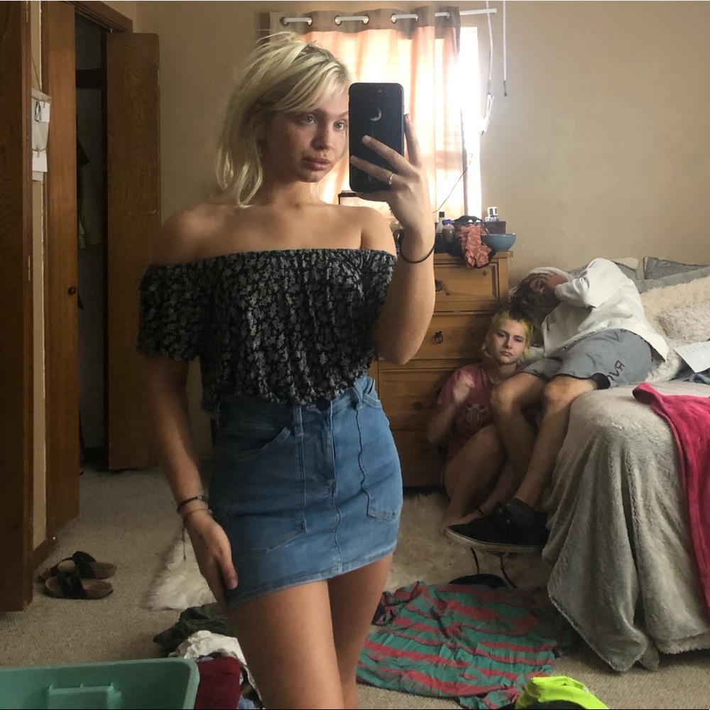 off the shoulder shirt